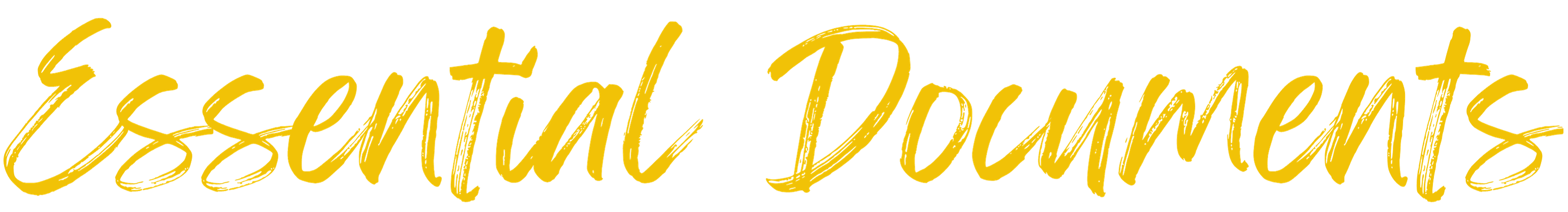 Essential Documents